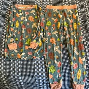 Little Sleepies mushroom pjs